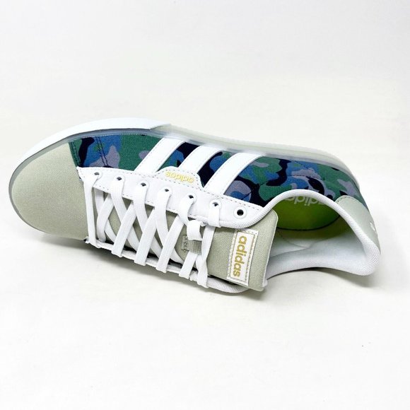 Adidas Daily 3.0 Cloud White Halo Green Mens Skateboard Shoes GY9670 - Picture 4 of 6